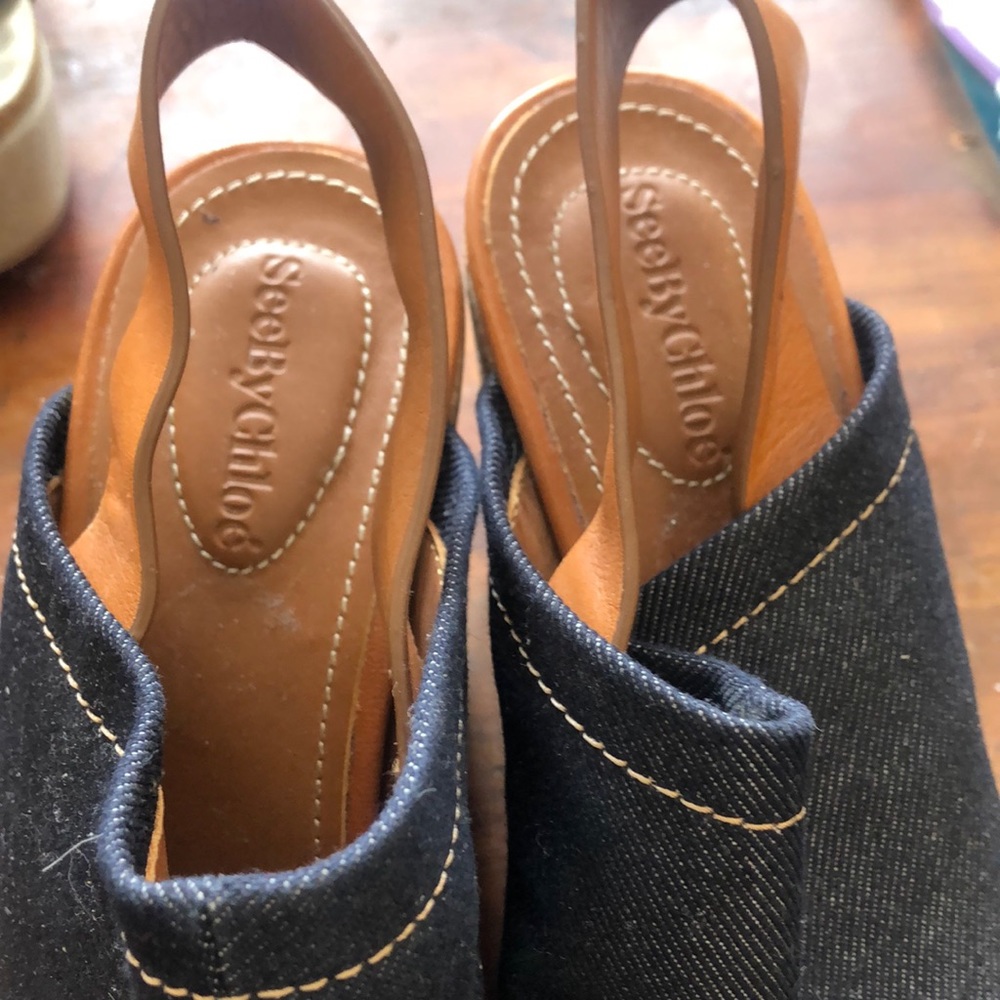 See by Chloe wedges 39 - brand new